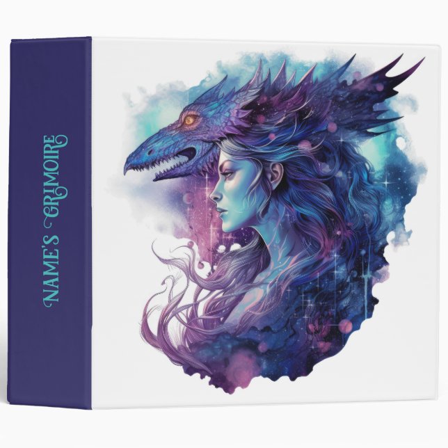 Classeur Créez votre propre déesse Dragon (Devant/Côté)