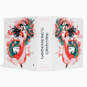 Classeur Créez Votre Propre Fille Dragon Asiatique Chinoise