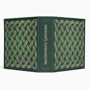 Classeur Créez votre propre Lamb's Ear Green Celtic Knotwor
