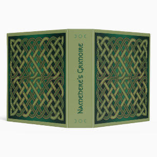 Classeur Créez Votre Propre Nœud Celtique Ombré Vert