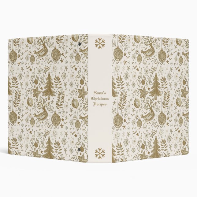 Classeur Créez Votre Propre Perdrix Dorée & Arbres (Arrière-plan)