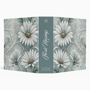 Classeur Créez Votre Propre Théâtre Floral Vintage Teal Dai