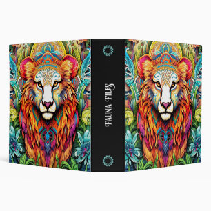 Classeur Créez Votre Propre Totem Animal Ours Rouge Boho