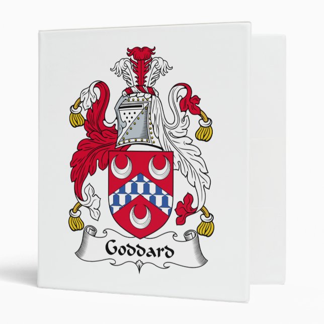 Classeur Crête de famille de Goddard (Devant/intérieur)
