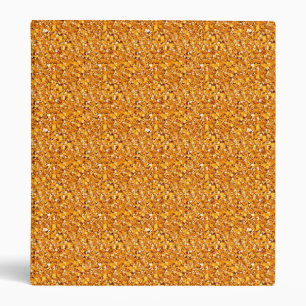 Classeur cristal druzy - orange mandarine