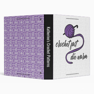 Classeur Crochet Violet Rapide, Mourir Chaud