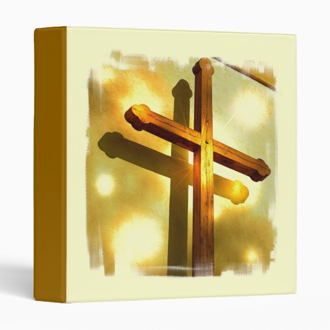 Classeur croisé d'or (Devant/Côté)