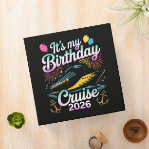 Classeur Croisière d'anniversaire 2026 Croisière d'annivers