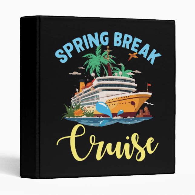Classeur Croisière Spring Break (Devant/Côté)