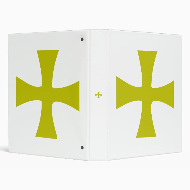 Classeur Croix Byzantine de couleur or (Arrière-plan)