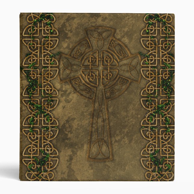 Classeur Croix celtique et noeuds celtiques (Devant)