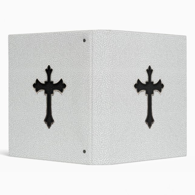 Classeur Croix noire en métal (Arrière-plan)