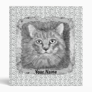 Classeur Croquis visage de chat