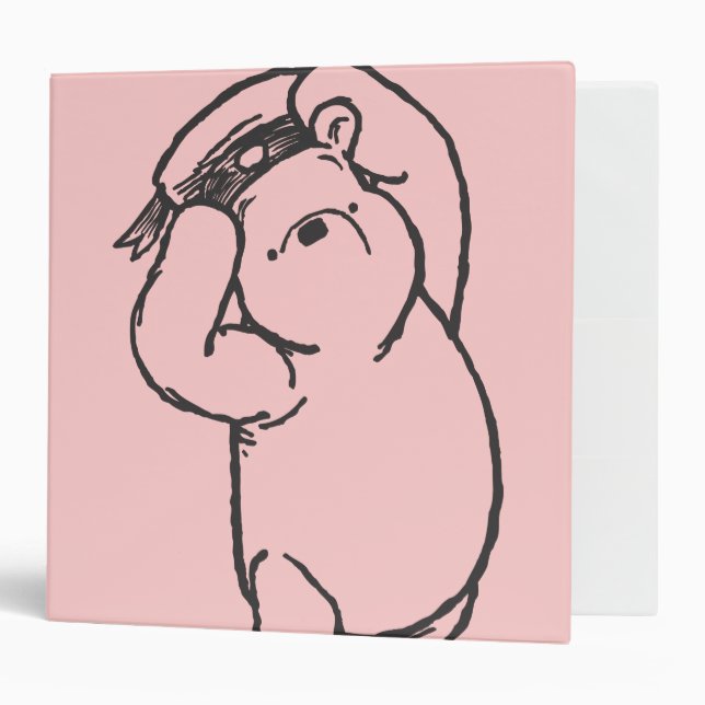 Classeur Croquis Winnie l'Ooh 1 (Devant/intérieur)