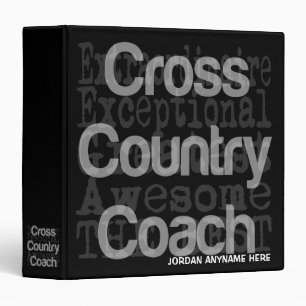 Classeur Cross Country Coach Extraordinaire PERSONNALISÉ
