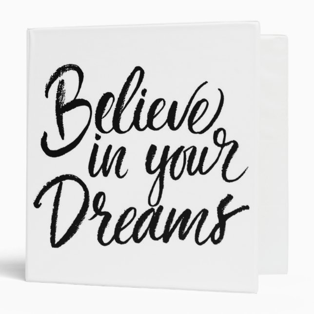 Classeur Croyez en vos rêves (Devant/Intérieur)