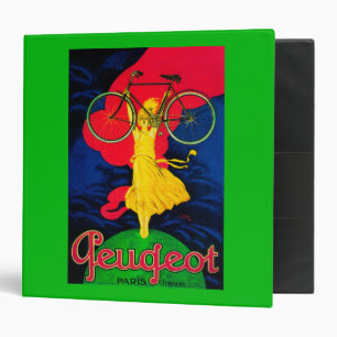 Classeur Cru PosterEurope de bicyclette de Peugeot