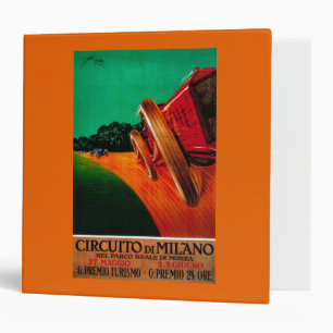 Classeur Cru PosterEurope de Milan de Di de Circuito