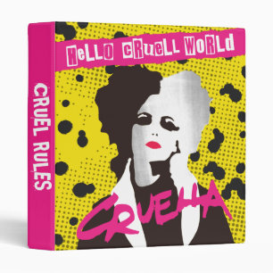 Classeur Cruella   Hello Cruell World Ransom Stencil Art