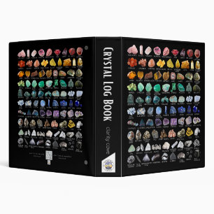 Classeur Crystal Collection Journal Livre Rainbow Rocks Géo