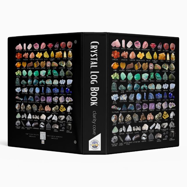 Classeur Crystal Collection Journal Livre Rainbow Rocks Géo (Arrière-plan)