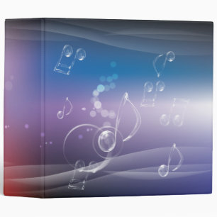 Classeur Crystal Musical Notes