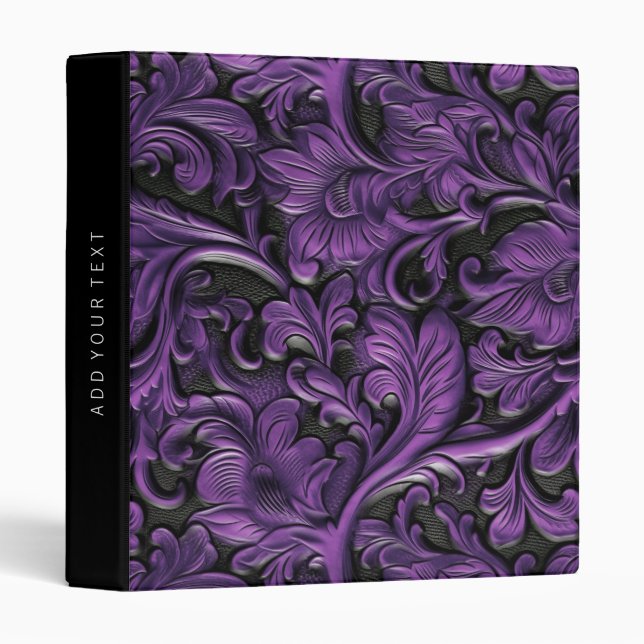 Classeur Cuir à outils rustique (Devant/Côté)