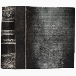 Classeur Cuir antique antique rustique de noir de Faux de
