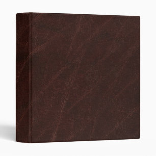 Classeur Cuir de brun foncé