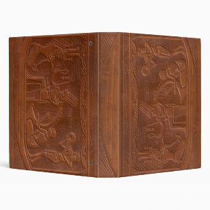 Classeur Cuir égyptien antique d'antiquité de scène