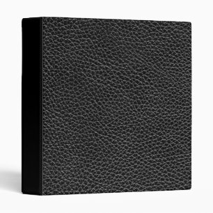Classeur Cuir noir de Faux