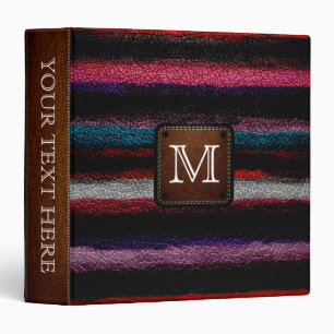 Classeur Cuir peint couleur Abstrait