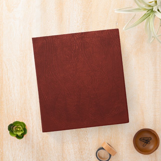 Classeur Cuir rouge, Texture en cuir, Arrière - plan en cui (In Situ)