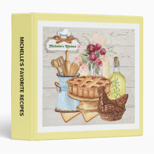 Classeur Cuisine Cuisine Personnaliser Rustic Recette