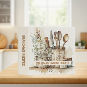Classeur Cuisine de ferme rustique vintage de grand-mère