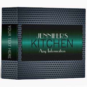 Classeur Cuisine de luxe Turquoise acier inoxydable look mé