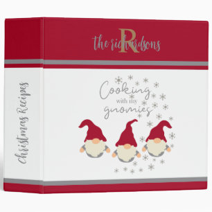 Classeur Cuisine drôle avec ma Recette Gnomies Holidays