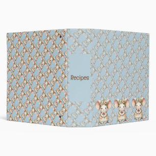 Classeur Cuisine Florale Souris Couronne Fleur