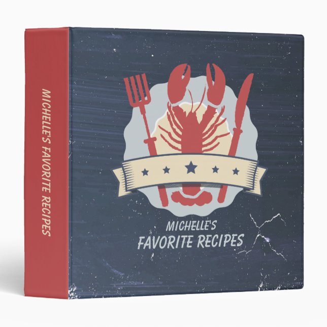 Classeur Cuisinier cuisinier à plateau à langouste 5 étoile (Devant/Côté)