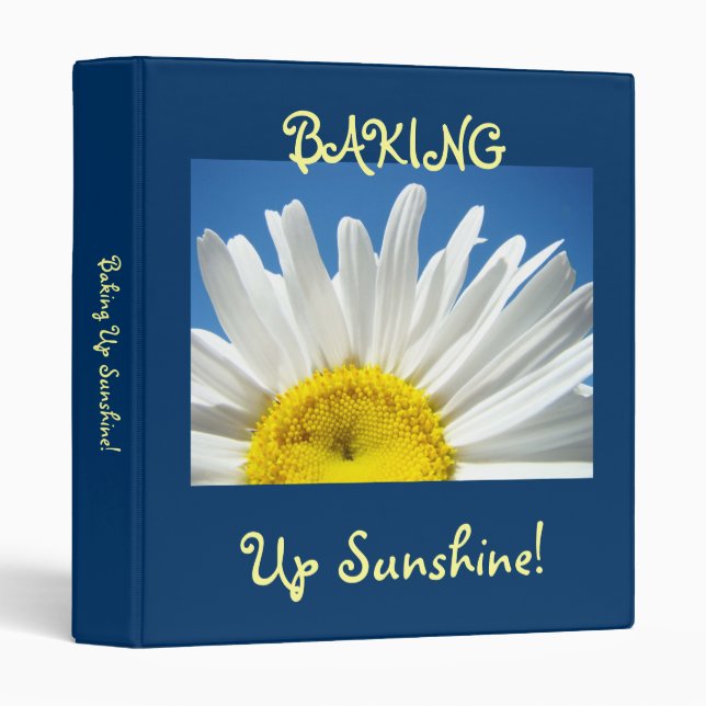 Classeur Cuisson vers le haut du soleil ! marguerite de (Devant/Côté)