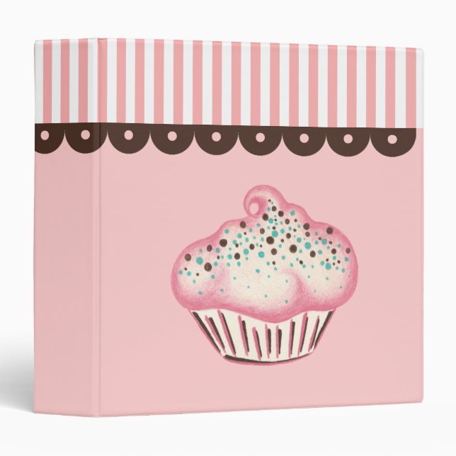 Classeur Cupcake (Devant/Côté)