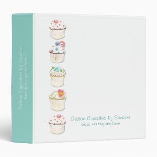 Classeur Cupcake Dessert Boulangerie Identité d'entreprise