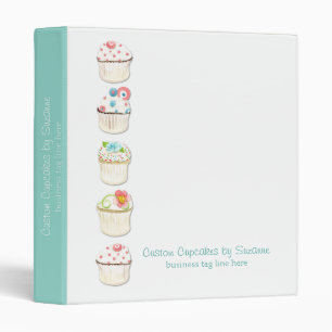 Classeur Cupcake Dessert Boulangerie Identité d'entreprise