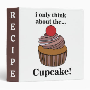 Classeur Cupcake Je Pense Seulement À La Recette Cupcake