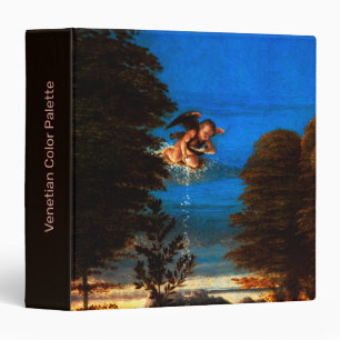 Classeur Cupid Dans le Ciel Bleu Tourne une Cascade de Fleu