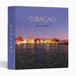 Classeur Curaçao (texte personnalisé)