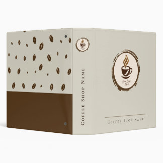 Classeur Custom Coffee Shop Binder with Logo Office Organiz