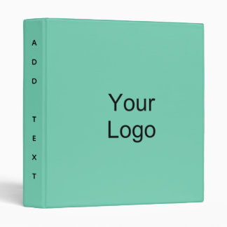 Classeur Custom, Logo, Seafoam Green.