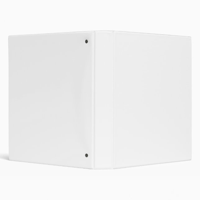 Classeur Custom white simple Design Add Photo or Text (Arrière-plan)