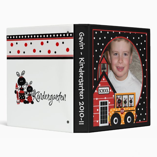 Classeur customisé de jardin d'enfants de photo (Arrière-plan)